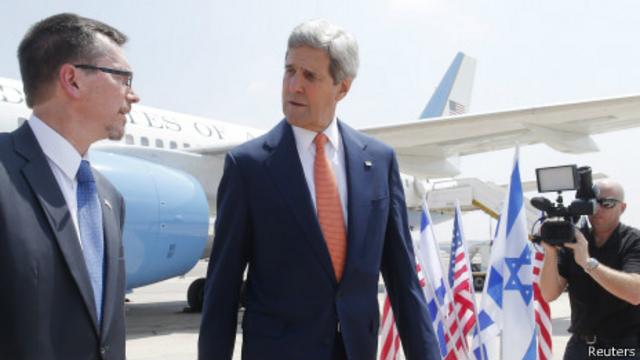 John Kerry llega a Israel