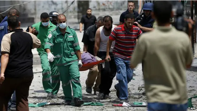 حالیہ جنگ کے13ویں دن زخمیوں کی سب سے بڑی تعداد غزہ کے مرکزی ’شفا ہسپتال‘ لائی گئی 