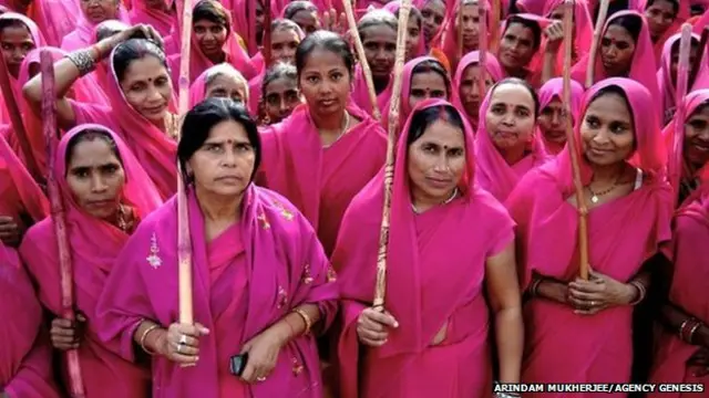 داستان یک فیلم مستقل به نام گنگ گولابی تشکیل یک گروه انتظامی توسط زنان در روستاهای شمال هند است