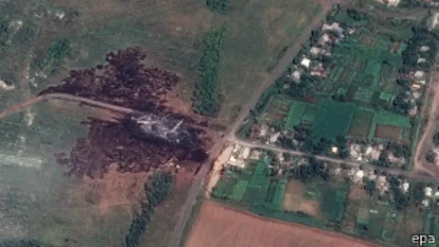 ဇူလိုင် ၁၇ ရက်က မလေးရှား လေယာဉ် ပျက်ကျခဲ့တဲ့ နေရာ