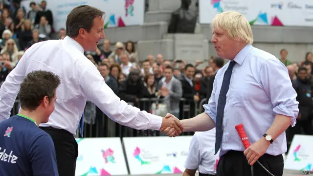 Дэвид Кэмерон и Борис Джонсон
