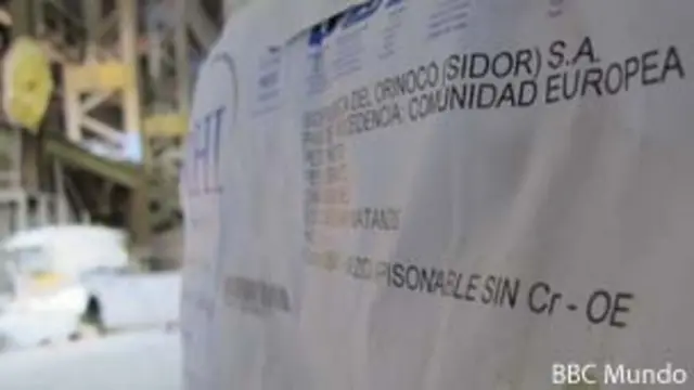 Materia prima en el Sidor