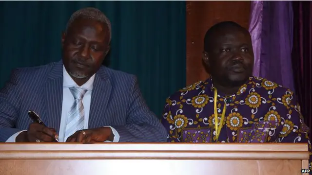 وقع الاتفاق في الكونغو ممثلون عن ميليشيا السيليكا المسلمة وميليشيا "انتي بالاكا" المسيحية.