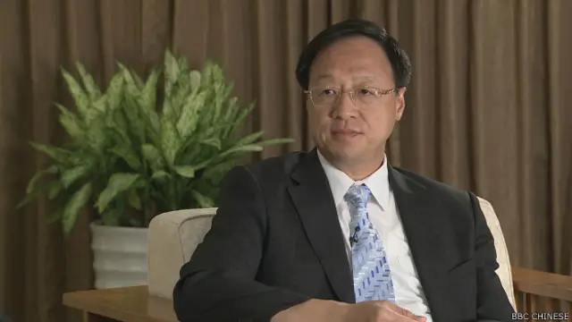 台灣行政院長江宜樺(21/07/2014, BBC中文網照片)