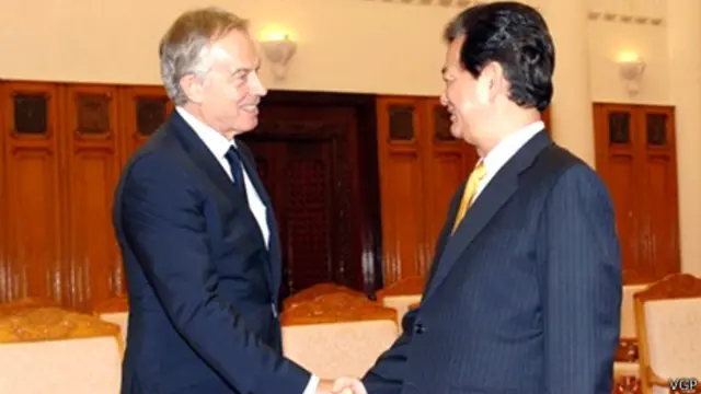 Ông Blair đã hội kiến Thủ tướng Nguyễn Tấn Dũng