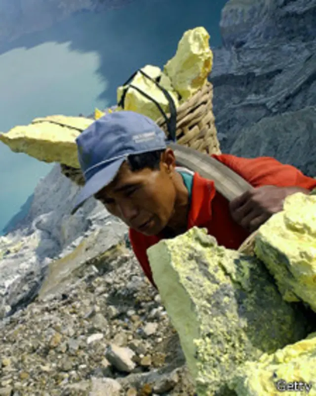 Trabajador en mina de Java