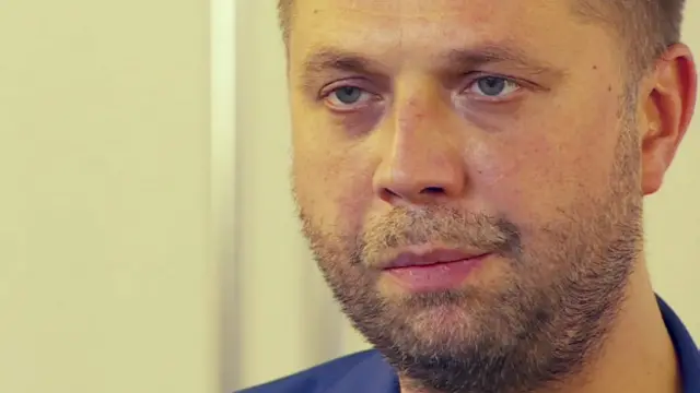 Alexander Borodai em entrevista à BBC