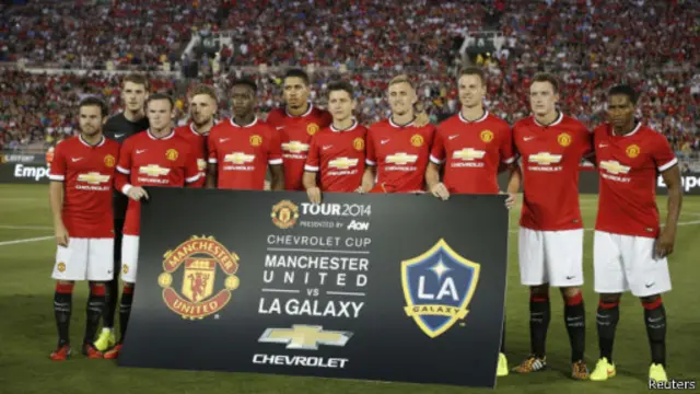 曼聯在加洲與洛杉磯銀河的比賽