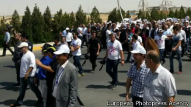 Акция протеста христиан в Ирбиле