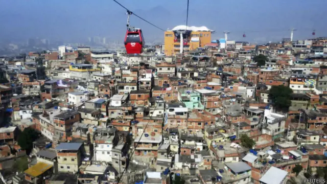 Favelas del Complexo do Alemão, Río de Janeiro, Brasil