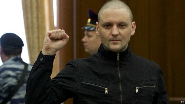 Сергей Удальцов в зале суда