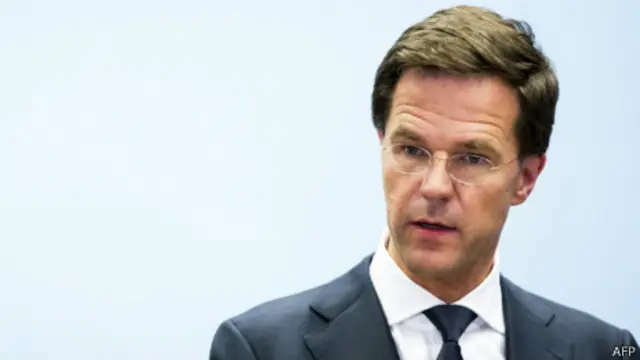 Mark Rutte, primer ministro de Holanda