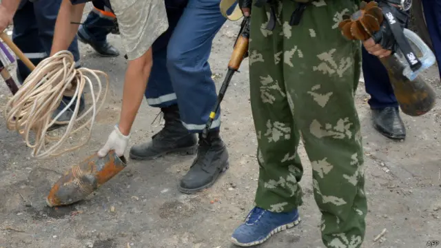 Мины в Семеновке