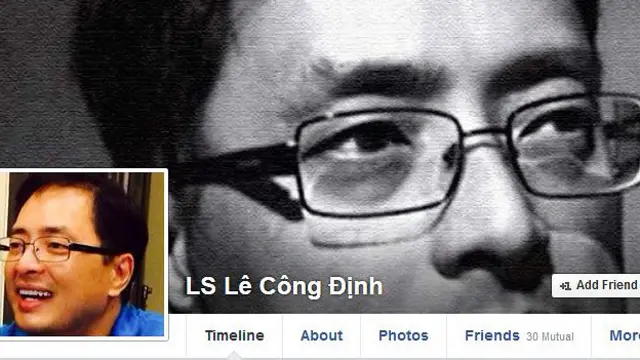 Luật sư Lê Công Định là nạn nhân mới nhất của đợt báo cáo sai lên Facebook