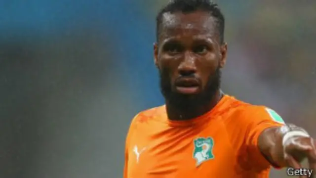 شارك دروغبا في جميع مباريات منتخب ساحل العاج في مونديال كأس العالم بالبرازيل 2014