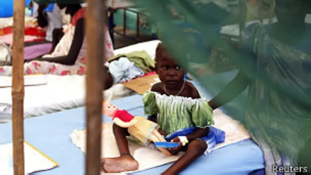 Niña en Sudán del Sur