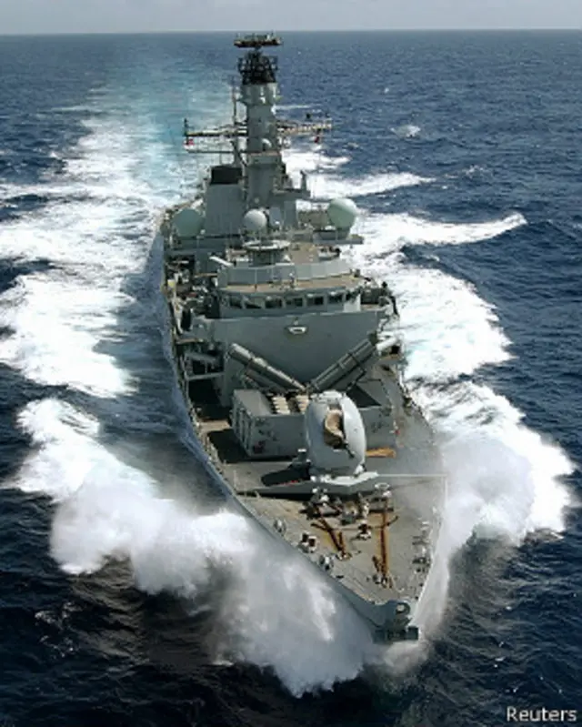 皇家海军23型护卫舰“波特兰”号。