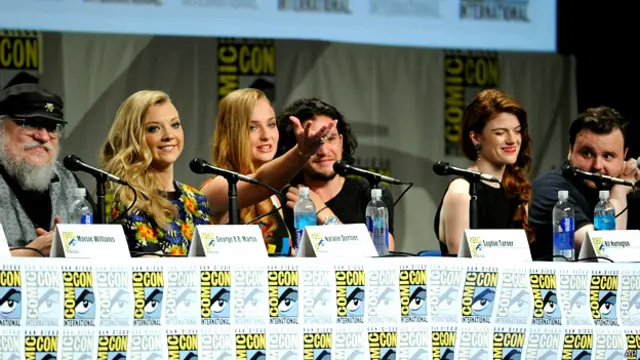 Пресс-конференция, посвященная новому сезону "Игры престолов"