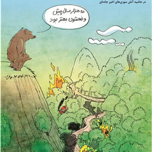 کارتون سلمان طاهری، شهروند