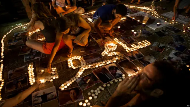 इसराइल, तेल अवीव, वामपंथियों का ग़ज़ा हमलों के विरोध में प्रदर्शन