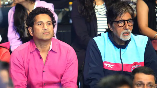 सचिन तेंदुलकर और अमिताभ बच्चन