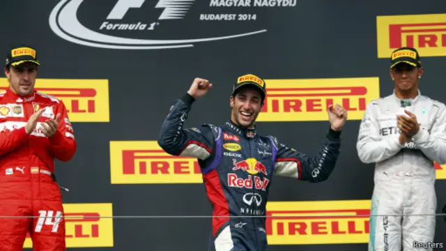 الفوز هو الثاني لريكاردو هذا الموسم وفي تاريخ مشاركاته