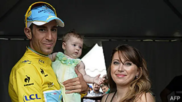 Nibali y familia