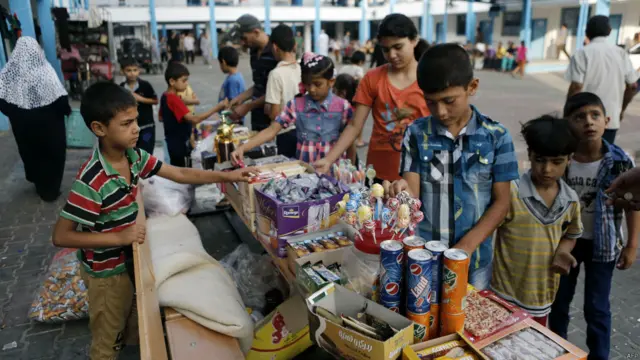 Warga Palestina di Jabalia