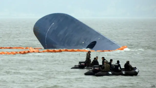 搜救“世越号”。