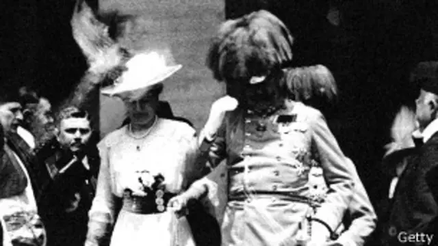 Francisco Fernando y su mujer Sofía