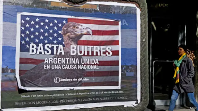 Campaña anti fondos buitre en Argentina