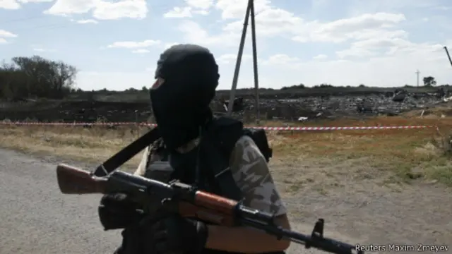 乌克兰东部反叛武装成员
