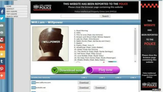 Iklan polisi ini akan tampil di sejumlah situs yang diduga memiliki konten ilegal.