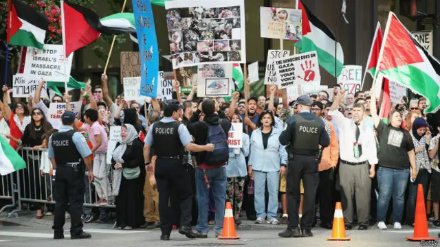 Акция палестинцев