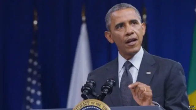 الرئيس أوباما تحدث إلى القادة الأوروبيين بشأن فرض مزيد من العقوبات على روسيا بسبب أزمة أوكرانيا.