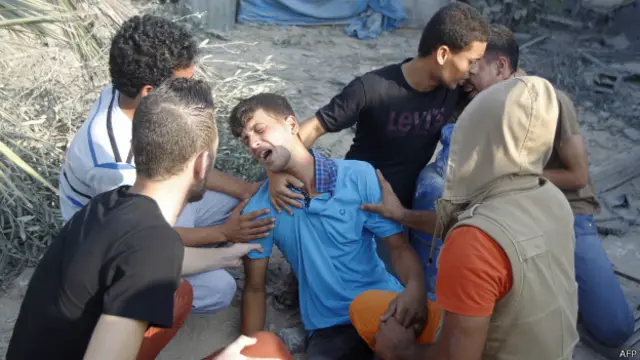 Tang thương bao trùm dải Gaza trong nhiều ngày qua