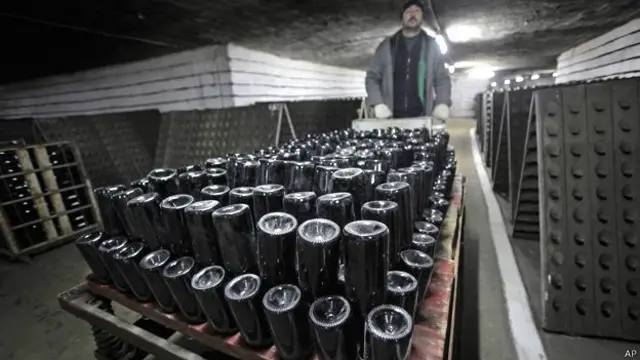 Vinícola Cricova, na Moldávia (AP)