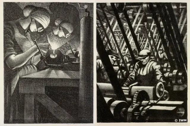 "Ацетиленовий пальник" і "Збірка двигуна" Невінсон