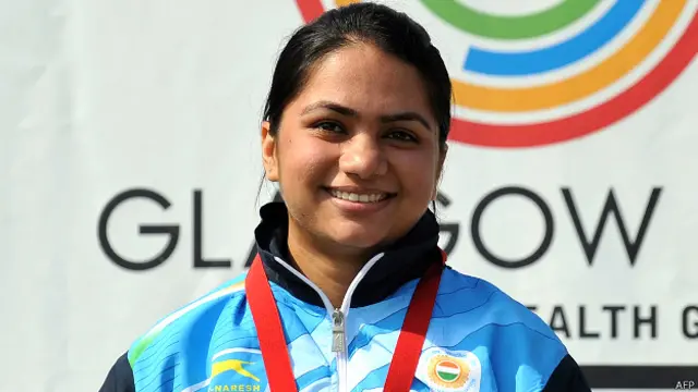 भारतीय निशानेबाज़ अपूर्वी चंदेला