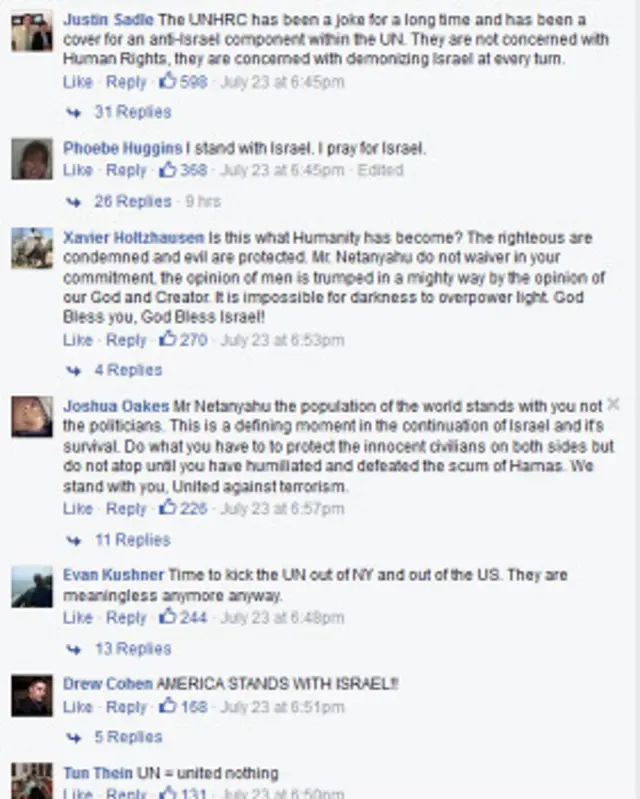 نمونههایی از نظرات کاربران در مورد آنچه اسرائیل در شبکههای اجتماعی منتشر میکند