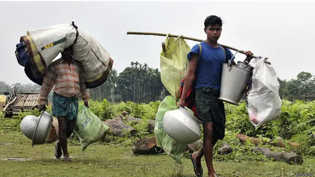 पूर्वोत्तर में पलायन
