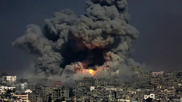 اسرائیلو په ۲۰۱۲ کال هم د اتو ورځو لپاره پر غې قاتلانه بریدونه وکړل، خو په ۲۰۰۸ کې یې وسله والو بریدونو ۲۲ ورځې دوام وکړ.