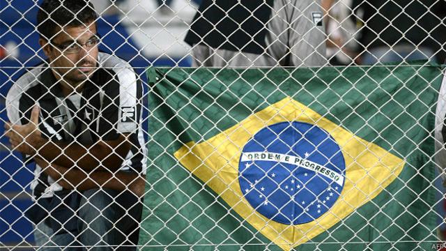 hincha del Botafogo