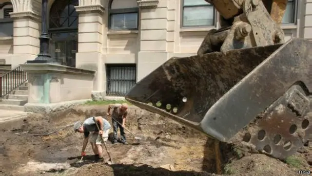 Di atas galian inilah, mantan Presiden AS Abraham Lincoln pernah bertugas sebagai pengacara.