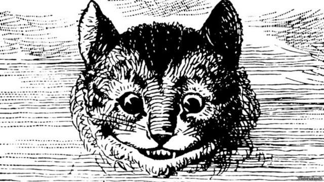 Ilustración del Gato de Cheshire