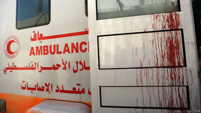 Карета скорой помощи в Газе