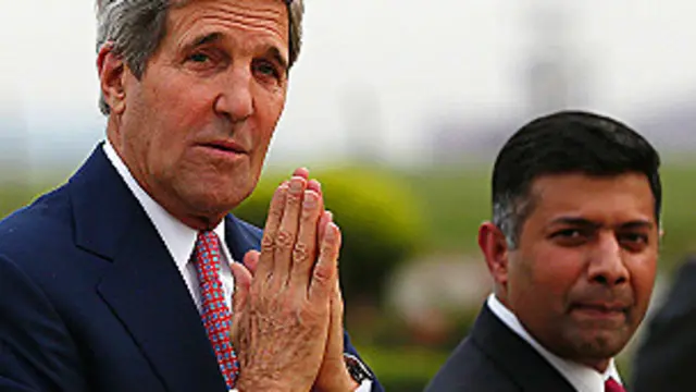 بی جے پی کے اقتدار میں آنے کے بعد بھارت اور امریکہ کے درمیان وزارتی سطح پر یہ پہلا رابطہ ہے