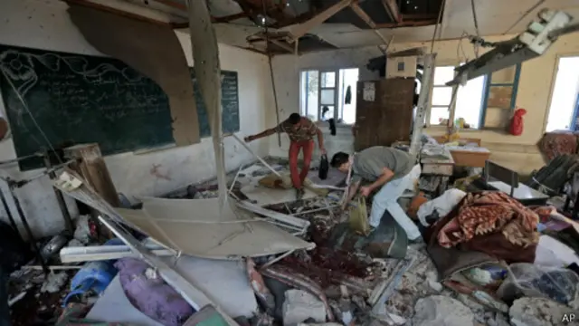 حمله به مدرسه تحت نظر سازمان ملل واکنش تند جهانی را در پی آورده است