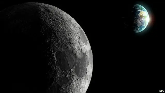 La Tierra vista desde la Luna