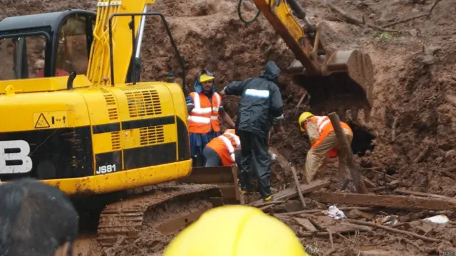 पुणे भूस्खलन, बचाव कार्य, एनडीआरएफ़